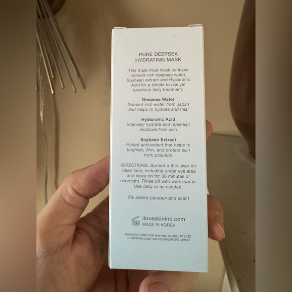 Skin Inc Pure Deepsea Hydrating Overnight Mask 30ml / 1 fl oz - Picture 9 of 12